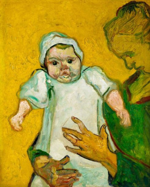 Madame Roulin and Her Baby, Vincent van Gogh - plakat 59,4x84,1 cm