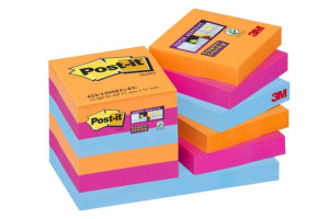 Karteczki samoprzylepne Post-it Super Sticky Bangkok 47,6x47,6mm 12x90k