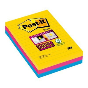 Karteczki samoprzylepne Post-it Super Sticky XXL Rio de Janeiro w linię 101
