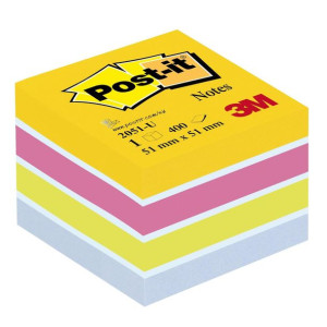 Karteczki samoprzylepne Post-it mini-Kostka Ultra 51x51mm 7 warstw 400 kart
