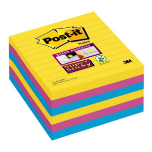 Karteczki samoprzylepne Post-it® Super Sticky XL Rio de Janeiro w linię 101