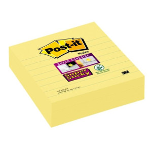 Karteczki samoprzylepne Post-it® Super Sticky XL klasyczne żółte w linię 10