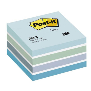 Karteczki samoprzylepne Post-it kostka niebieska 76x76mm 450k