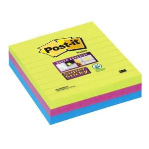 Karteczki samoprzylepne Post-it® Super Sticky XL Marrakesz w linię 101x101