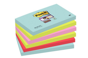 Karteczki samoprzylepne Post-it Super Stick Miami 76x127mm 6x90
