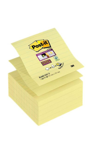 Karteczki samoprzylepne Post-it Z-Notes XL Żółte linia 101x101mm 5 bloczków