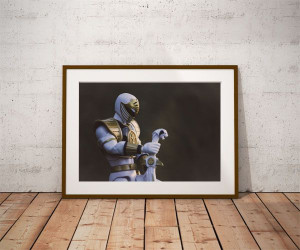 Power Rangers White Ver1 - plakat 42x29,7 cm