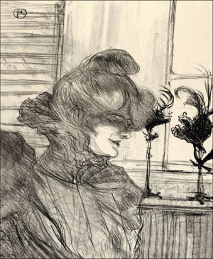Louise Blouet Le Margoin, Henri de Toulouse-Lautrec - plakat 61x91,5 cm