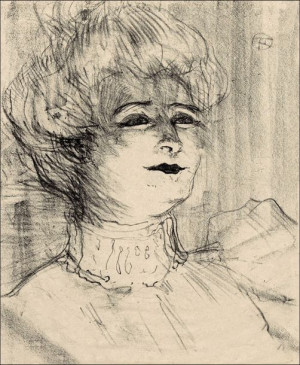 Marie Louise Marsy, Henri de Toulouse-Lautrec - plakat 40x60 cm