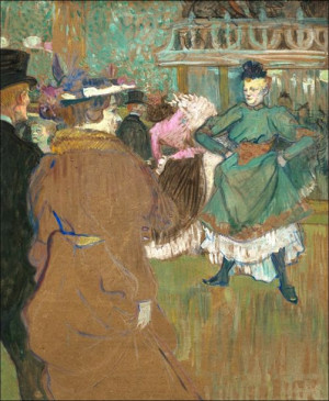 Quadrille at the Moulin Rouge, Henri de Toulouse-Lautrec - plakat 61x91,5 c