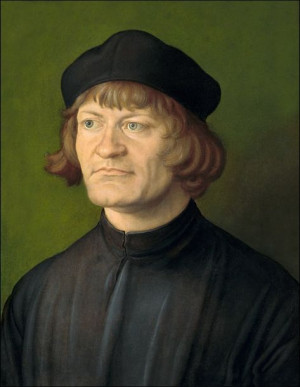 Portrait of a Clergyman, Albrecht Durer - plakat 61x91,5 cm