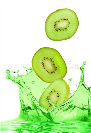 Soczyste Kiwi - plakat 21x29,7 cm