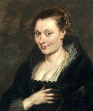 Portrait of Isabella Brant, Rubens - plakat 30x40 cm