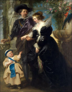 Rubens, His Wife Helena Fourment (1614–1673), and Their Son Frans (1633–167