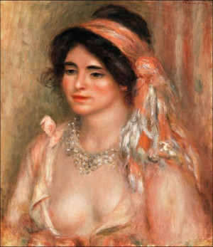 Woman with Black Hair (Jeune femme avec cheveux noirs, buste) (1911), Pierr