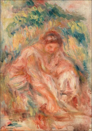 Sketch of a Woman, Pierre-Auguste Renoir - plakat 60x80 cm