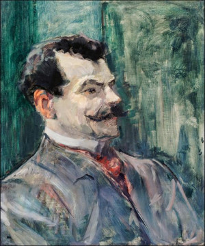 Portrait of André Rivoire, Henri De Toulouse-Lautrec - plakat 59,4x84,1 cm