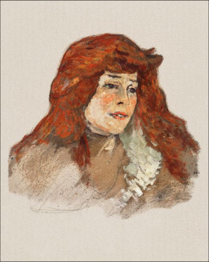 Mme Lili Grenier, Henri De Toulouse-Lautrec - plakat 42x59,4 cm