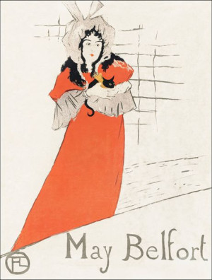 May Belfort, Henri De Toulouse-Lautrec - plakat 40x50 cm
