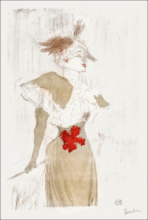 Mademoiselle Marcelle Lender Standing, Henri De Toulouse-Lautrec - plakat 4