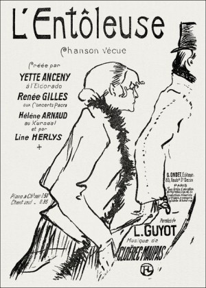 Poor Street-Walker, Henri De Toulouse-Lautrec - plakat 59,4x84,1 cm