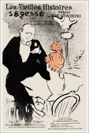 Les Vieilles histoires: Sagesse, Henri De Toulouse-Lautrec - plakat 21x29,7