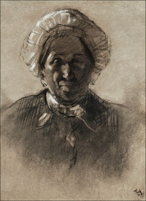 Old Woman, Henri De Toulouse-Lautrec - plakat 61x91,5 cm