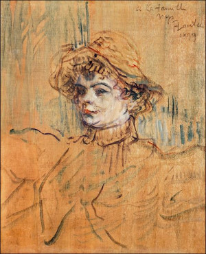 Mademoiselle Nys, Henri De Toulouse-Lautrec - plakat 40x50 cm