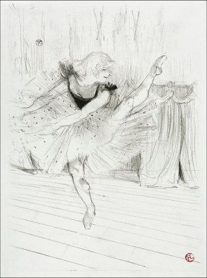 Miss Ida Heath, English Dancer, Henri De Toulouse-Lautrec - plakat 60x80 cm