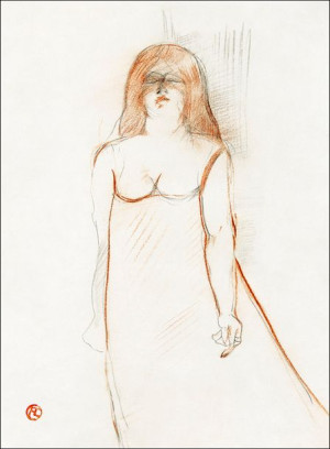 Mademoiselle Cocyte, Henri De Toulouse-Lautrec - plakat 42x59,4 cm