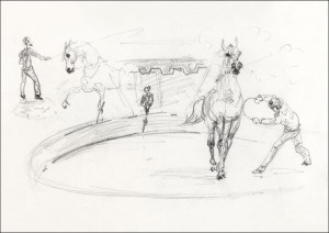 Sketchbook, Henri De Toulouse-Lautrec - plakat 80x60 cm