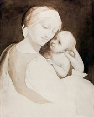 Madonna and Child, and Fragment of Woman’s Torso, Leonardo Da Vinci - plaka