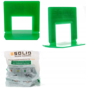Solid System Poziomowania Płytek Klipsy 3mm 100szt