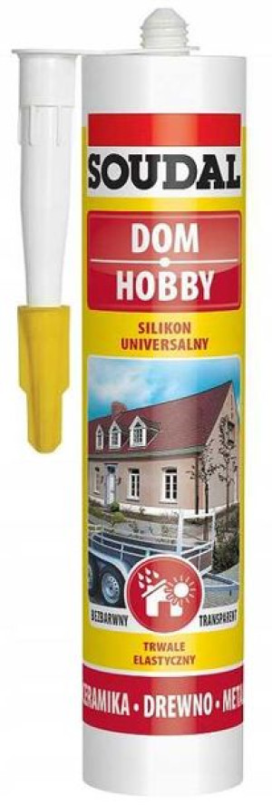 SOUDAL Silikon uniwersalny bezbarwny 280 ml