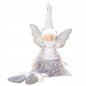 Ozdoba świąteczna 38cm aniołek figurka pod choinkę