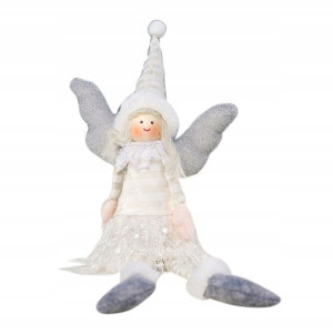 Ozdoba świąteczna 38cm aniołek figurka pod choinkę