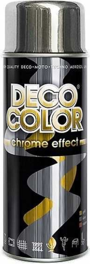 Deco Color Lakier Spray Farba Sprayu 400ml Srebrny