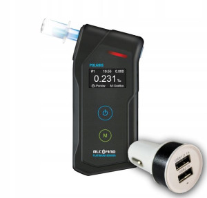 Alcofind Polaris Alkomat Policyjny 2 lata KALIBR.