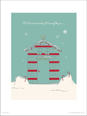 Christmas Hut Wonderful - plakat premium 30x40 cm