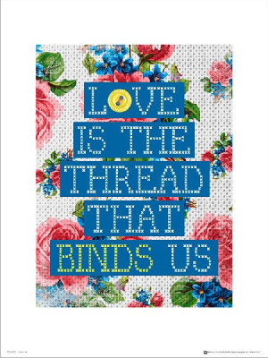 Love Binds Us - plakat premium 30x40 cm