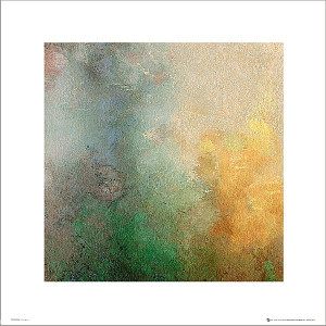 Abstract Green - plakat premium 40x40 cm
