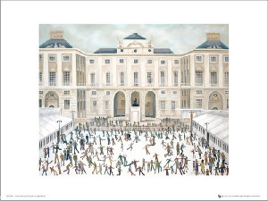 Pip Shuckburgh Skating At Somerset - plakat premium 40x30 cm