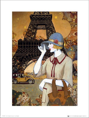 Helena Lam Paris Adventure - plakat premium 30x40 cm