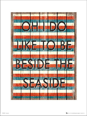 Beside The Seaside - plakat premium 30x40 cm