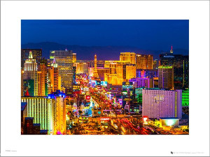Las Vegas Strip - plakat premium 40x30 cm