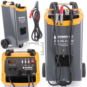 Prostownik AKUMULATOROWY Z Rozruchem 600A 12/24V PM-PA-630M