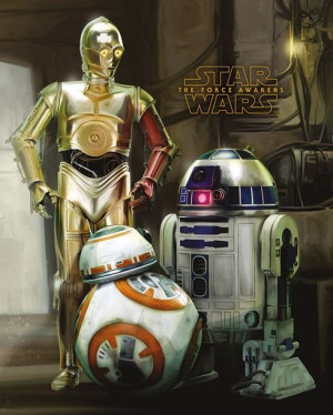 Star Wars Gwiezdne Wojny - Roboty - plakat 40x50 cm