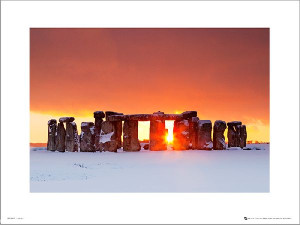 Tom Mackie Stonehenge - plakat premium 40x30 cm