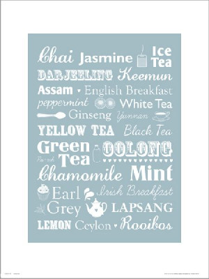 Tea Type - plakat premium 30x40 cm