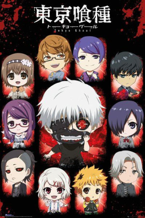 Tokyo Ghoul Chibi Characters - plakat 61x91,5 cm